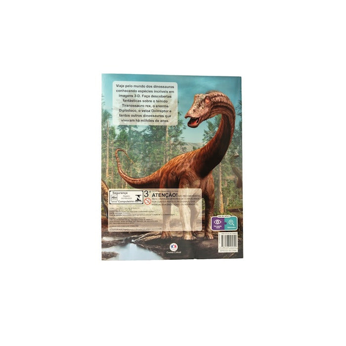 Revista Dinossauros - Óculos 3D