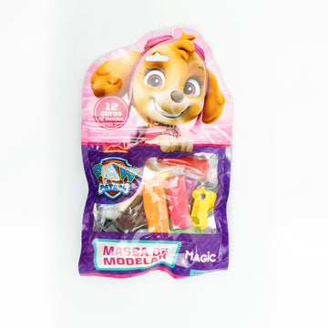 Massa modelar Rosa - Patrulha Canina - 120g